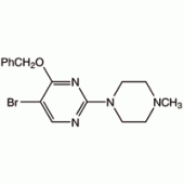 4-苄氧基-5-溴-2-(4-甲基-1-哌嗪)嘧啶,95%
