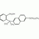 2-[(6-n-Butoxy-2-naphthyl)dimethylsilyl]benzyl alcohol, 95%