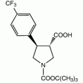 (±)-trans-N-Boc-4-[4-(trifluoromethyl)phenyl]pyrrolidine-3-carboxylic acid, 95%