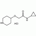 N-Cyclopropyl-2-(4-piperidinyloxy)acetamide hydrochloride, 96%
