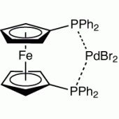 [1,1'-Bis(diphenylphosphino)ferrocene]palladium(II) bromide, Pd 12.9%