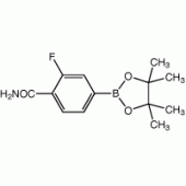 4-Carbamoyl-3-fluorobenzeneboronic acid pinacol ester, 96%