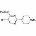 4-苄氧基-5-溴-2-(4-甲基-1-哌嗪)嘧啶,95%