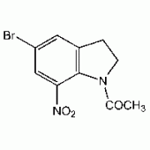 1-乙酰-5-溴-7-硝基吲哚啉, 98%