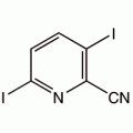 2-氰-3,6-二碘吡啶,95%