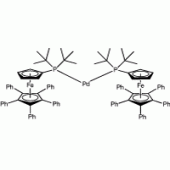 Bis[1,2,3,4,5-pentaphenyl-1'-(di-tert-butylphosphino)ferrocene]palladium(0), Pd 7.0%