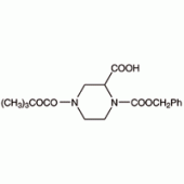 (±)-4-N-BOC-1-N-cbz-2-哌嗪羧酸,97%