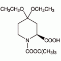 (S)-1-叔丁氧羰基-4,4-二乙氧基哌啶-2-甲酸, 98%