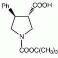 (±)-trans-N-Boc-4-phenylpyrrolidine-3-carboxylic acid, 95%