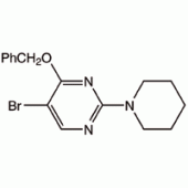 4-苄氧基-5-溴-2-( 1-哌啶)嘧啶,95%
