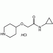 N-Cyclopropyl-2-(4-piperidinyloxy)acetamide hydrochloride, 96%