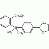 2-([4-(1,3-Dioxolan-2-yl)phenyl]dimethylsilyl)benzyl alcohol, 95%