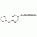 3-(6-环戊氧基-3-吡啶基)丙烯酸乙酯