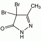 4,4-二溴-3-甲基-2-吡唑啉-5-酮, 98+%