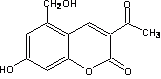 3-乙酰基-5羟甲基羟基香豆素