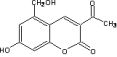 3-乙酰基-5羟甲基羟基香豆素